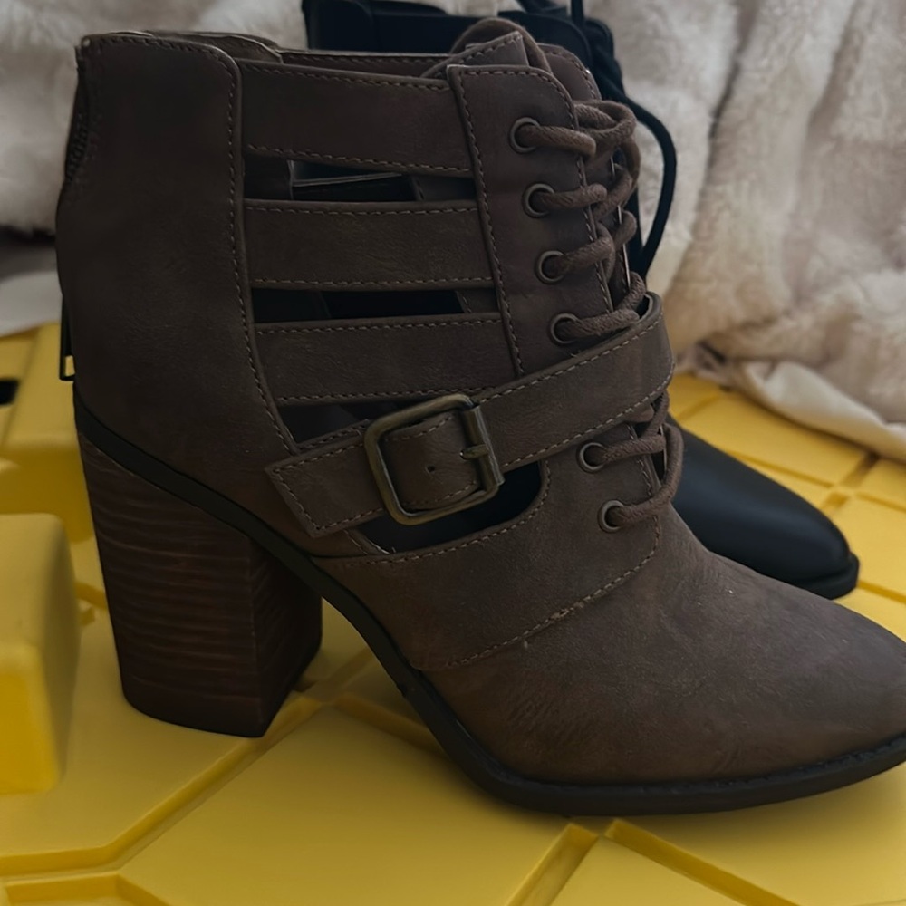 Madden girl booties available in black and brown